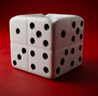 Shop our handcrafted porcelain dice ashtray. A unique minimalist piece for modern interiors. High-quality white ceramic, 100% handmade. Free shipping available.